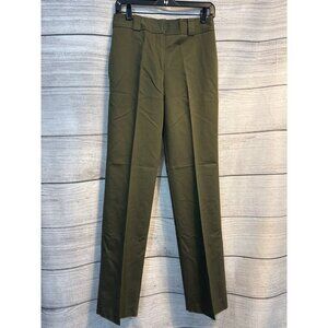 Saintart Olive Green Straight Leg Pants Size XS